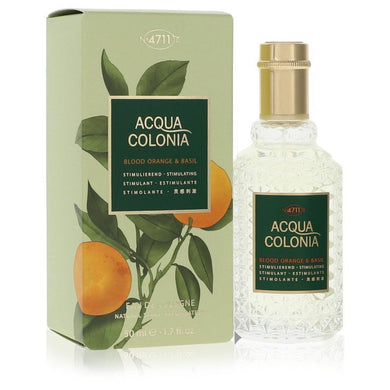 4711 Acqua Colonia Blood Orange & Basil by 4711 Eau De Cologne Spray (Unisex) 1.7 oz For Women