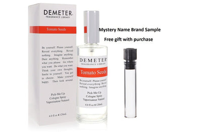Demeter Tomato Seeds by Demeter Cologne Spray 4 oz And a Mystery Name brand sample vile