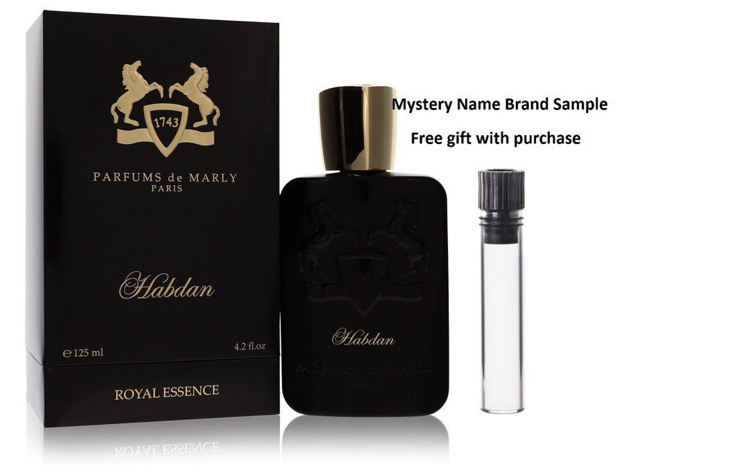 Habdan by Parfums de Marly Eau De Parfum Spray 4.2 oz And a Mystery Name brand sample vile