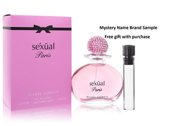 Sexual Paris by Michel Germain Eau De Parfum Spray 4.2 oz And a Mystery Name brand sample vile