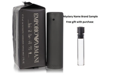 EMPORIO ARMANI by Giorgio Armani Eau De Toilette Spray 1.7 oz And a Mystery Name brand sample vile