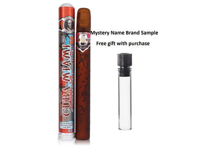 Cuba Miami by Fragluxe Eau De Toilette Spray 1.17 oz And a Mystery Name brand sample vile