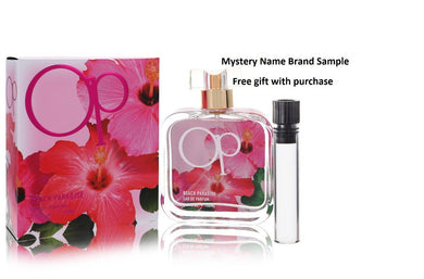 Beach Paradise by Ocean Pacific Eau De Parfum Spray 3.4 oz And a Mystery Name brand sample vile