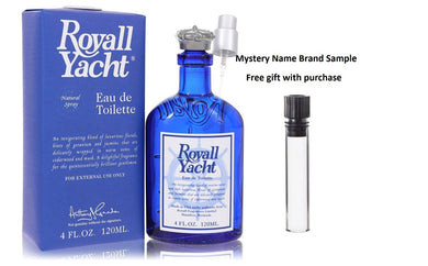 Royall Yacht by Royall Fragrances Eau De Toilette Spray 4 oz And a Mystery Name brand sample vile