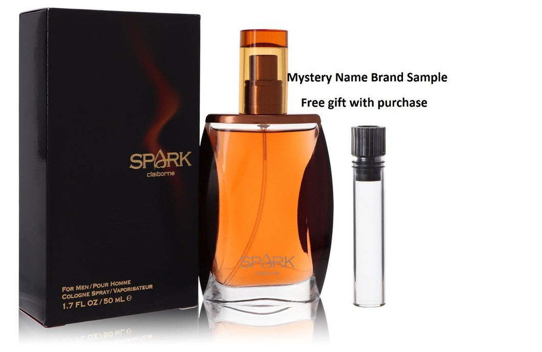Spark by Liz Claiborne Eau De Cologne Spray 1.7 oz And a Mystery Name brand sample vile