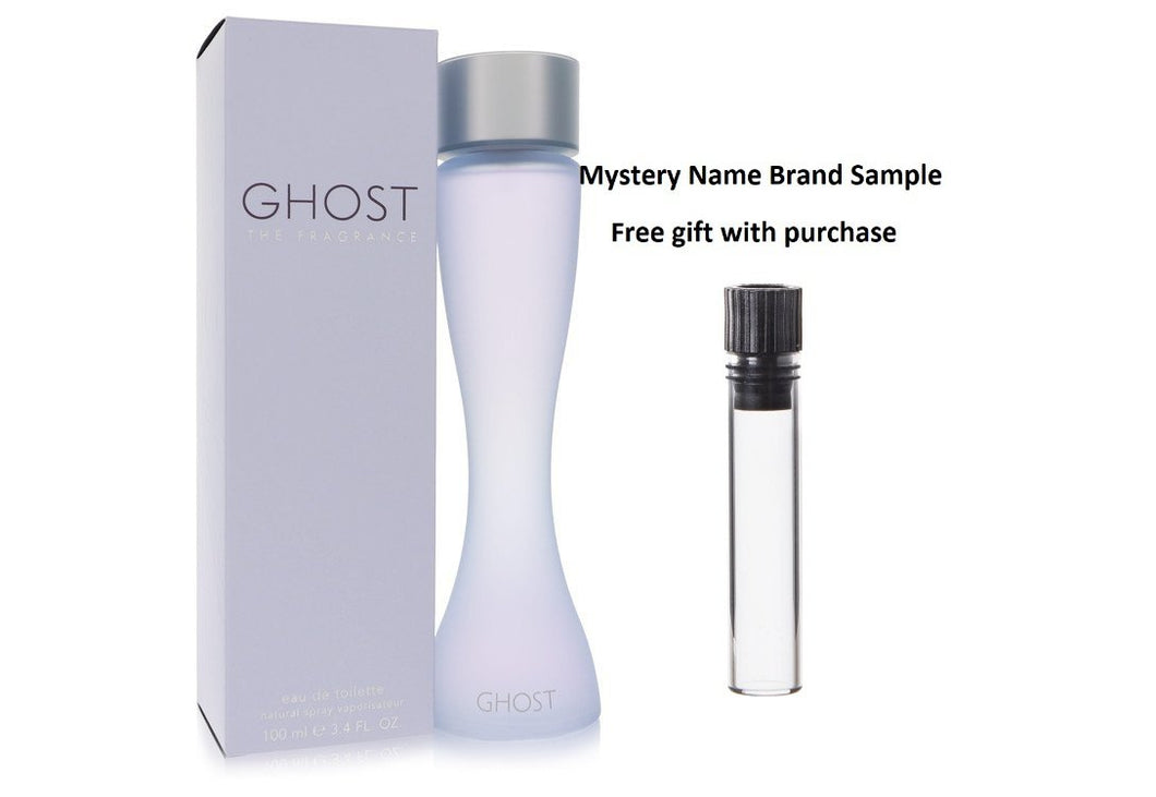 Ghost The Fragrance by Ghost Eau De Toilette Spray 3.4 oz And a Mystery Name brand sample vile