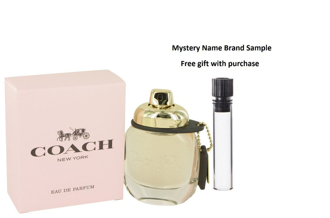 Coach by Coach Eau De Parfum Spray 1 oz And a Mystery Name brand sample vile