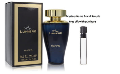 Riiffs Mon Lumiere by Riiffs Eau De Parfum Spray (Unisex) 3.4 oz And a Mystery Name brand sample vile