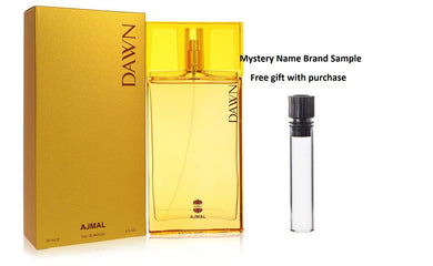 Ajmal Dawn by Ajmal Eau De Parfum Spray 3 oz And a Mystery Name brand sample vile