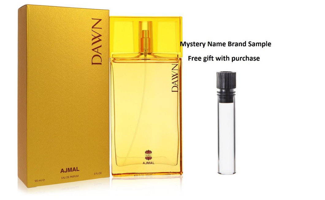 Ajmal Dawn by Ajmal Eau De Parfum Spray 3 oz And a Mystery Name brand sample vile