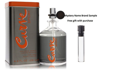 Curve Sport by Liz Claiborne Eau De Cologne Spray 4.2 oz And a Mystery Name brand sample vile