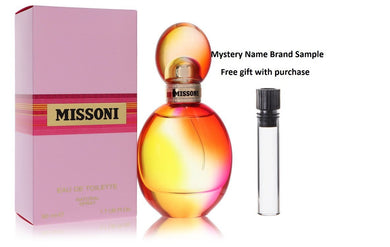 Missoni by Missoni Eau De Toilette Spray 1.7 oz And a Mystery Name brand sample vile