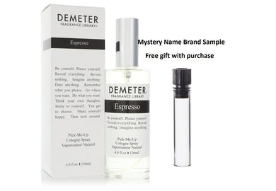 Demeter Espresso by Demeter Cologne Spray 4 oz And a Mystery Name brand sample vile