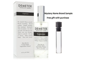 Demeter Espresso by Demeter Cologne Spray 4 oz And a Mystery Name brand sample vile