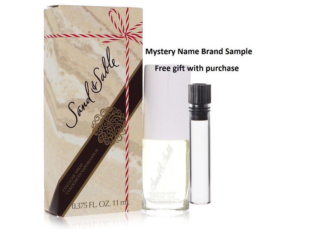 SAND & SABLE by Coty Cologne Spray .375 oz  And a Mystery Name brand sample vile