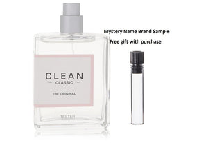 Clean Original by Clean Eau De Parfum Spray (Tester) 2.14 oz And a Mystery Name brand sample vile