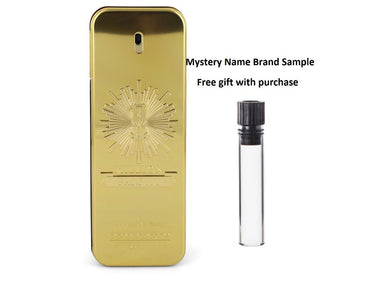 1 Million Parfum by Paco Rabanne Parfum Spray (Tester) 3.4 oz And a Mystery Name brand sample vile
