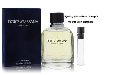 DOLCE & GABBANA by Dolce & Gabbana Eau De Toilette Spray 4.2 oz And a Mystery Name brand sample vile