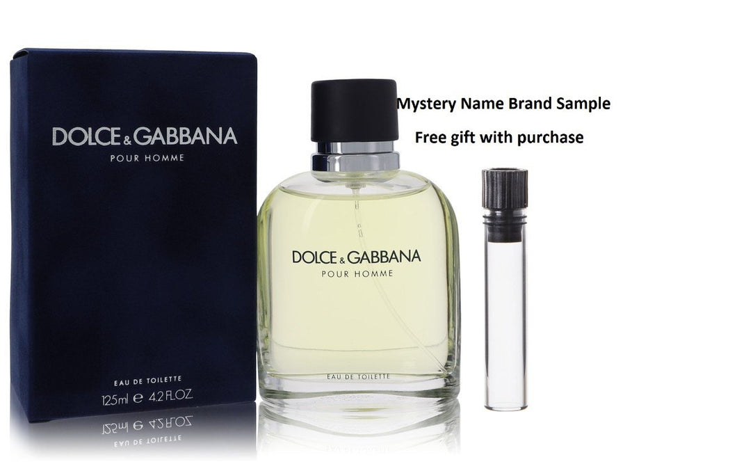 DOLCE & GABBANA by Dolce & Gabbana Eau De Toilette Spray 4.2 oz And a Mystery Name brand sample vile