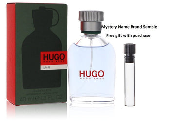HUGO by Hugo Boss Eau De Toilette Spray 1.3 oz And a Mystery Name brand sample vile