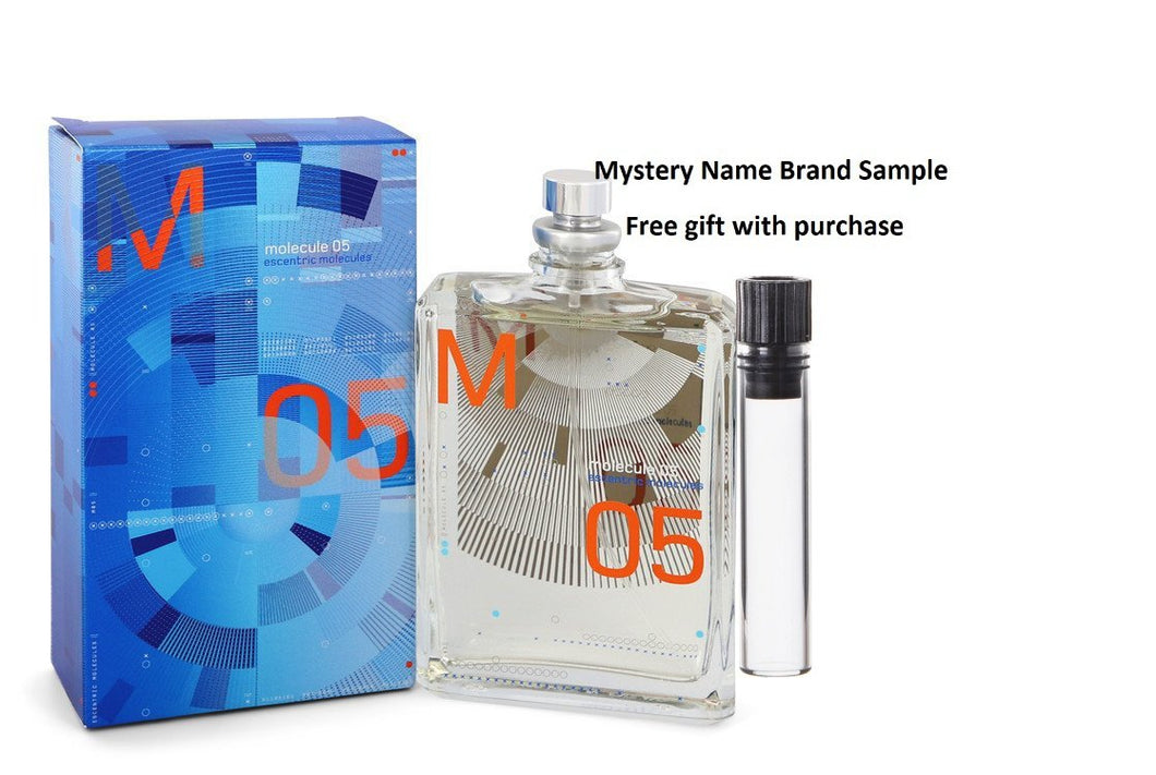 Molecule 05 by Escentric Molecules Eau De Toilette Spray (Unisex) 3.5 oz And a Mystery Name brand sample vile