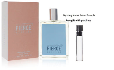 Naturally Fierce by Abercrombie & Fitch Eau De Parfum Spray 3.4 oz And a Mystery Name brand sample vile