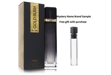 Gold Rush by Paris Hilton Eau De Toilette Spray 3.4 oz And a Mystery Name brand sample vile