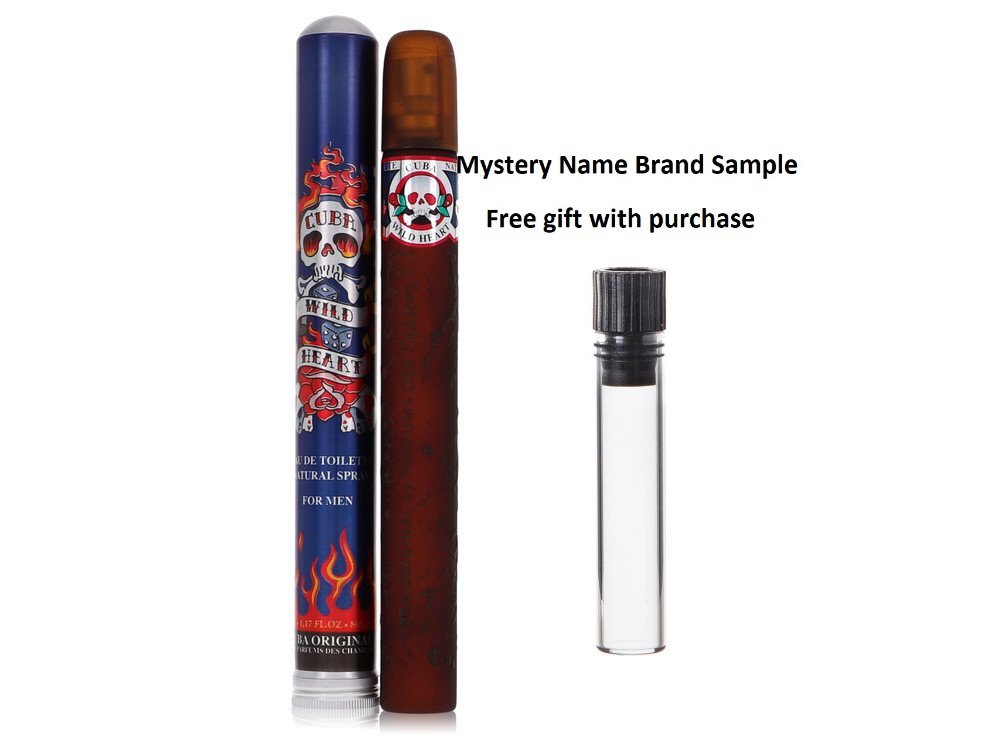 Cuba Wild Heart by Fragluxe Eau De Toilette Spray 1.17 oz And a Mystery Name brand sample vile