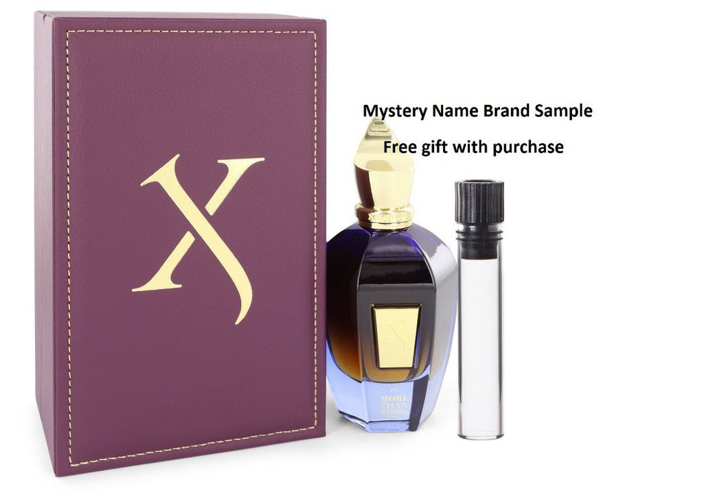 More Than Words by Xerjoff Eau De Parfum Spray (Unisex) 3.4 oz And a Mystery Name brand sample vile