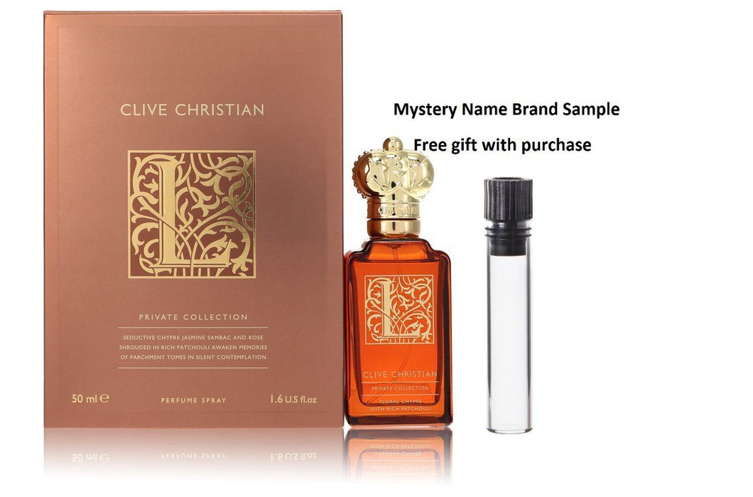 Clive Christian L Floral Chypre by Clive Christian Eau De Parfum Spray 1.6 oz And a Mystery Name brand sample vile