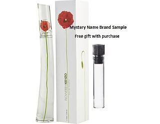 KENZO FLOWER by Kenzo EDT SPRAY 3.3 OZ for WOMEN And a Mystery Name brand sample vile