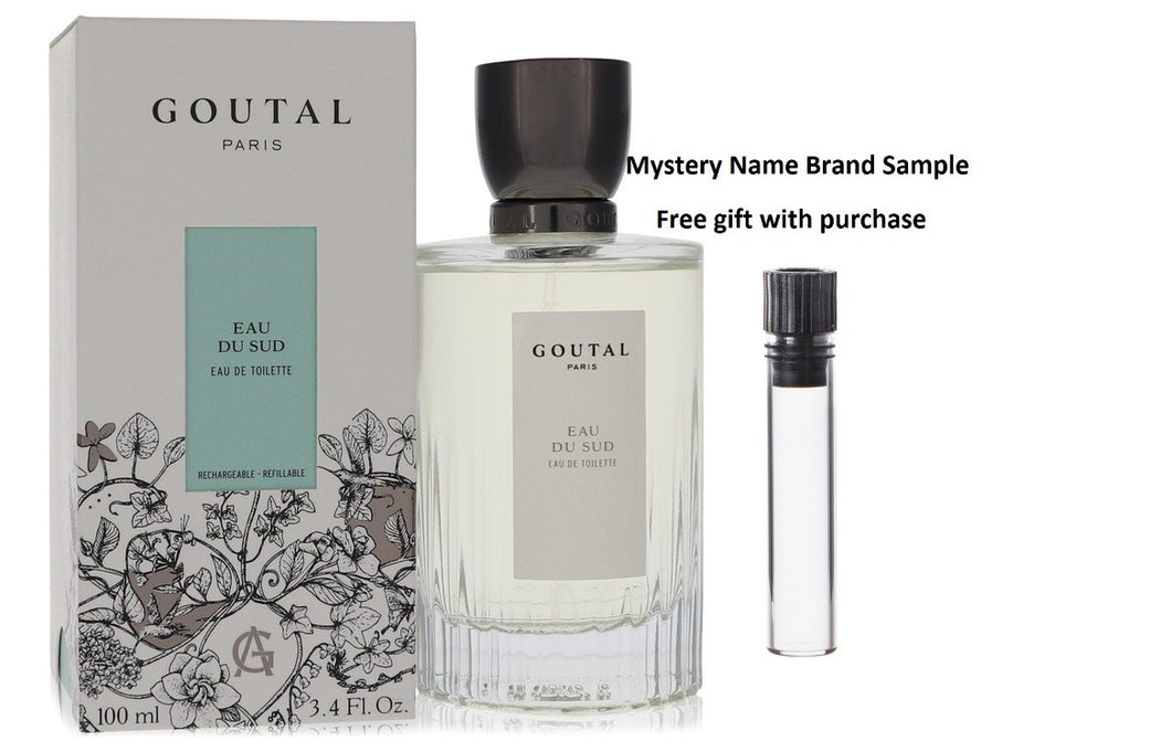 Eau Du Sud by Annick Goutal Eau De Toilette Spray Refillable 3.4 oz And a Mystery Name brand sample vile