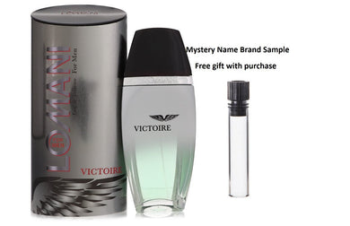 Lomani Victoire by Lomani Eau De Toilette Spray 3.3 oz And a Mystery Name brand sample vile