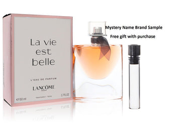 La Vie Est Belle by Lancome Eau De Parfum Spray 1.7 oz And a Mystery Name brand sample vile