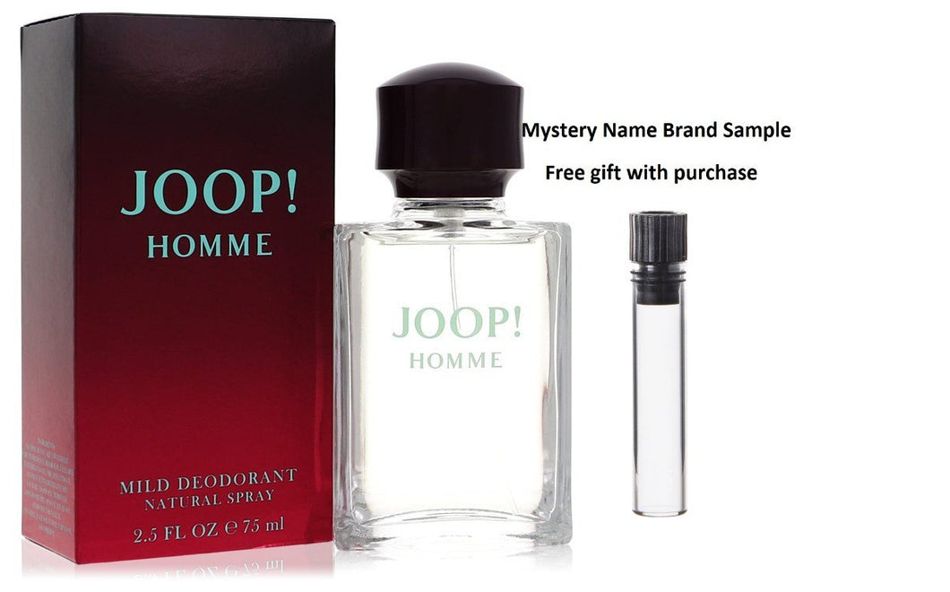JOOP by Joop! Deodorant Spray 2.5 oz And a Mystery Name brand sample vile