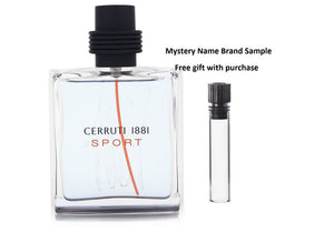 1881 Sport by Nino Cerruti Eau De Toilette Spray (Tester) 3.4 oz And a Mystery Name brand sample vile