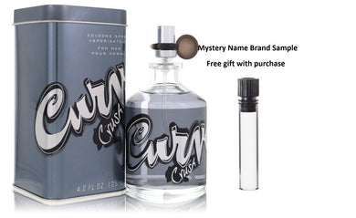 Curve Crush by Liz Claiborne Eau De Cologne Spray 4.2 oz And a Mystery Name brand sample vile