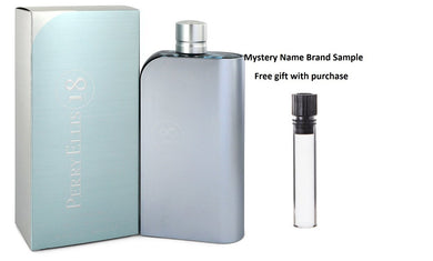 Perry Ellis 18 by Perry Ellis Eau De Toilette Spray 6.8 oz And a Mystery Name brand sample vile