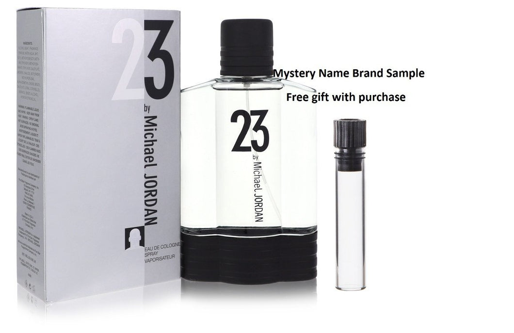 Michael Jordan 23 by Michael Jordan Eau De Cologne Spray 3.4 oz And a Mystery Name brand sample vile