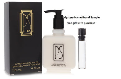 PAUL SEBASTIAN by Paul Sebastian After Shave Balm 4 oz And a Mystery Name brand sample vile
