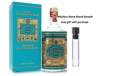4711 by 4711 Eau De Cologne (Unisex) 13.5 oz And a Mystery Name brand sample vile