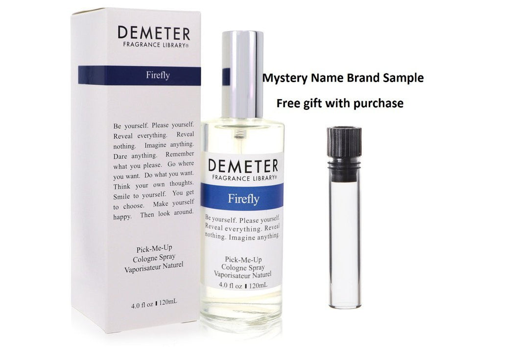 Demeter Firefly by Demeter Cologne Spray 4 oz And a Mystery Name brand sample vile