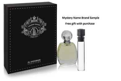 Al Haramain Haramain Treasure by Al Haramain Eau De Parfum Spray (Unisex) 2.4 oz And a Mystery Name brand sample vile