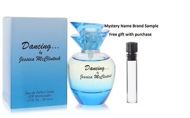 Dancing by Jessica McClintock Eau De Parfum Spray 1.7 oz And a Mystery Name brand sample vile