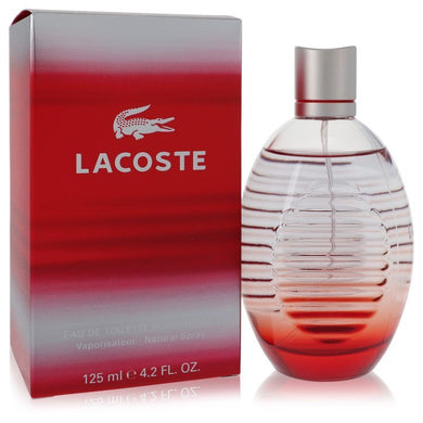 Lacoste Red Style In Play by Lacoste Eau De Toilette Spray (New Packaging) 4.2 oz For Men