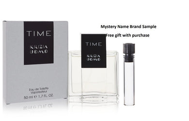 Krizia Time by Krizia Eau De Toilette Spray 1.7 oz And a Mystery Name brand sample vile