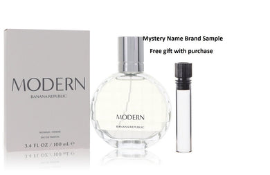 Banana Republic Modern by Banana Republic Eau De Parfum Spray 3.4 oz And a Mystery Name brand sample vile