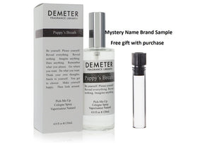 Demeter Puppy's Breath by Demeter Cologne Spray (Unisex) 4 oz And a Mystery Name brand sample vile