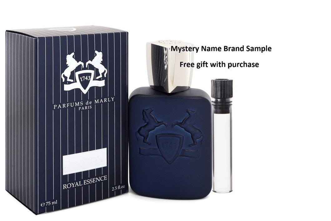 Layton Royal Essence by Parfums De Marly Eau De Parfum Spray 2.5 oz And a Mystery Name brand sample vile
