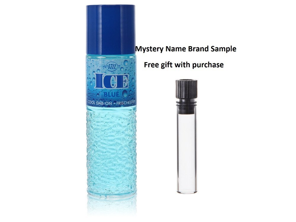 4711 Ice Blue by 4711 Cologne Dab-on 1.4 oz And a Mystery Name brand sample vile
